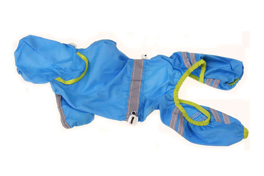 Reflective One-Layer Raincoat for Dogs