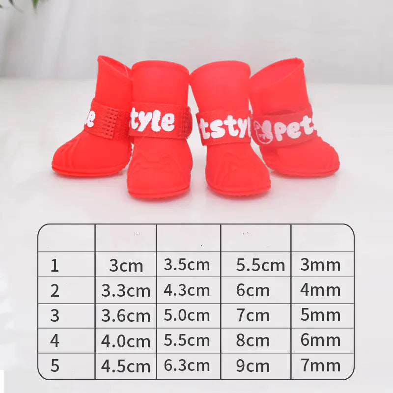 Waterproof Dog Rain Shoes - Summer Soft Bottom Sandals