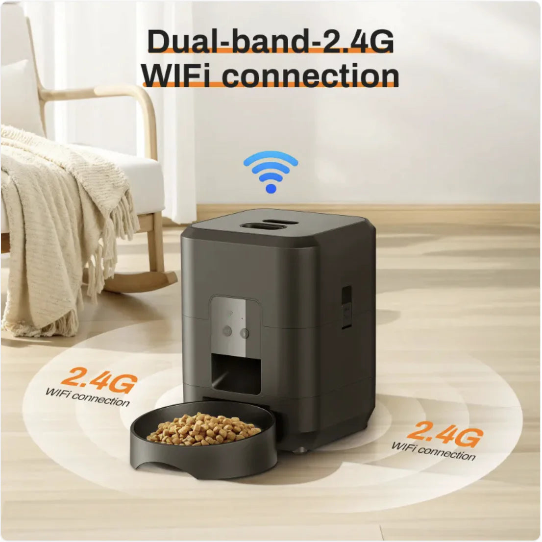 Smart Remote Automatic Pet Feeder