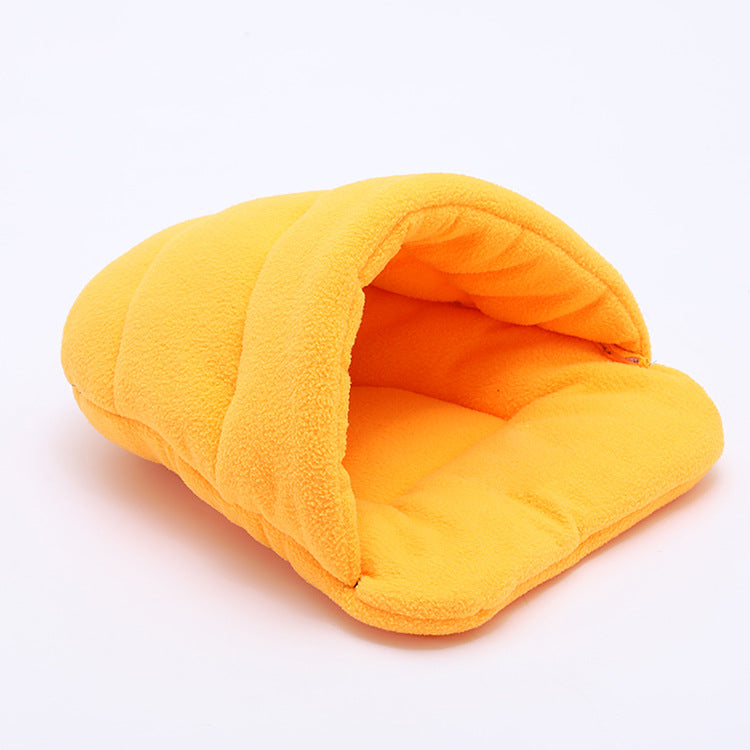 Pet Slippers Nest Cute Cat Sleeping Bag Four Seasons Universal Teddy Small Kennel Guinea Pig Hamster Cotton Pet Nest