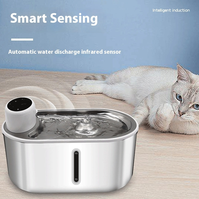 Non-plug-in Infrared Induction Pet Dog Drink Fountain