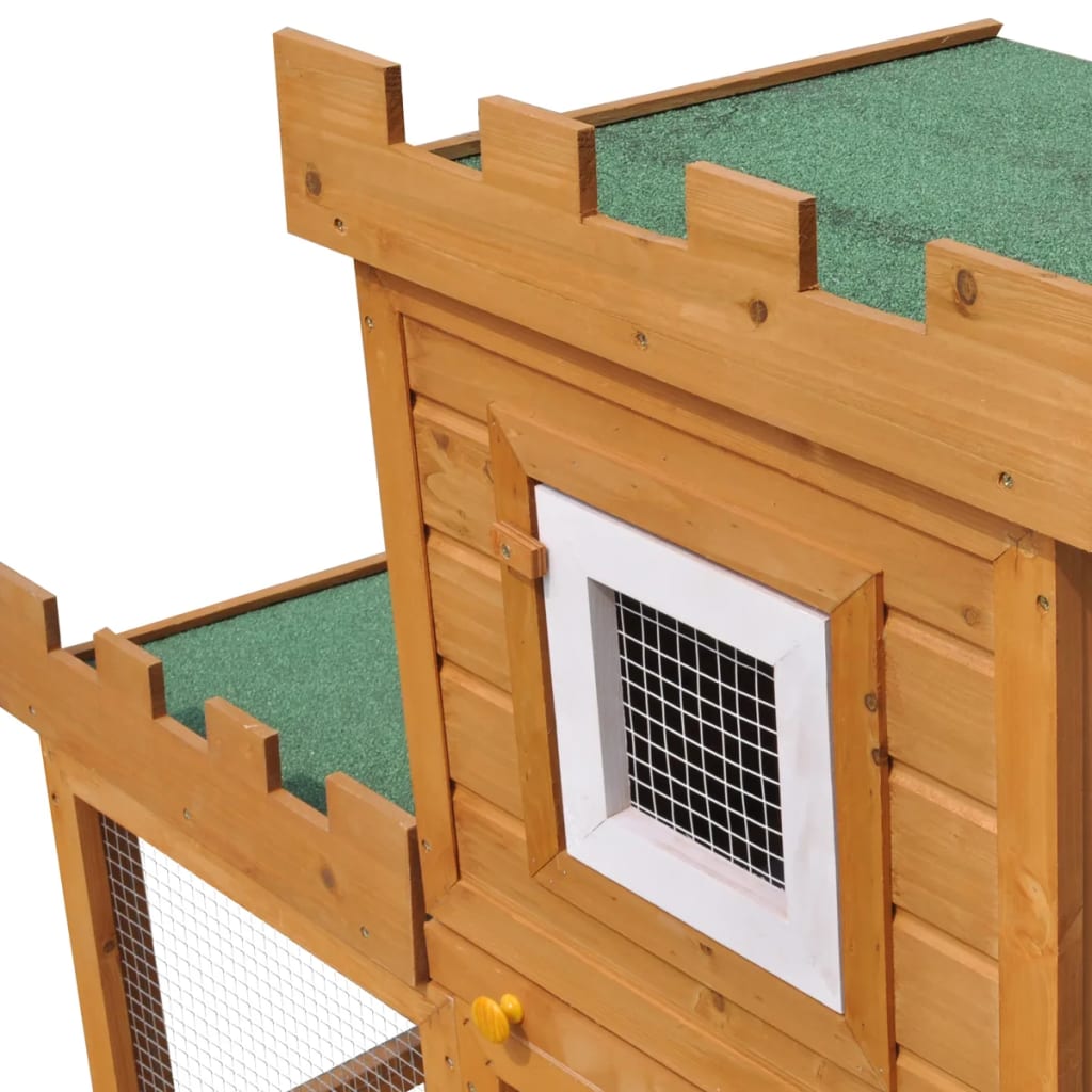 Large rabbit hutch, small animal cage, detached house