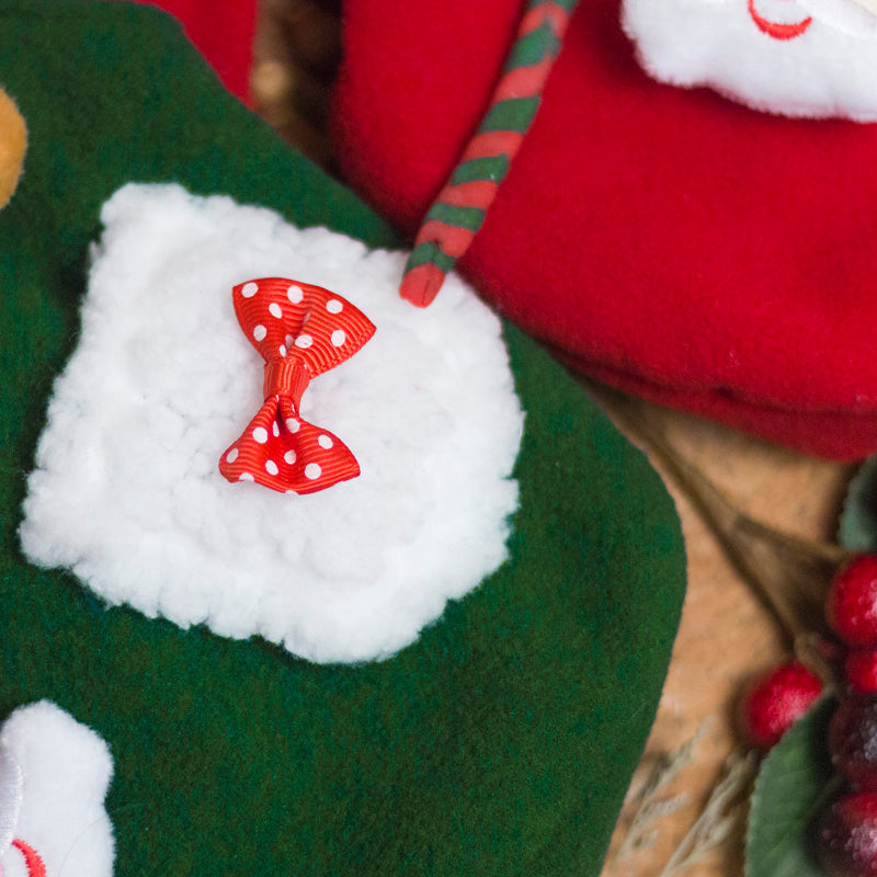 Pet Clothes Christmas Plus Velvet Sweater For Small And Medium-sized Dogs In Winter