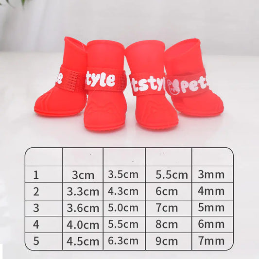 Waterproof Dog Rain Shoes - Summer Soft Bottom Sandals