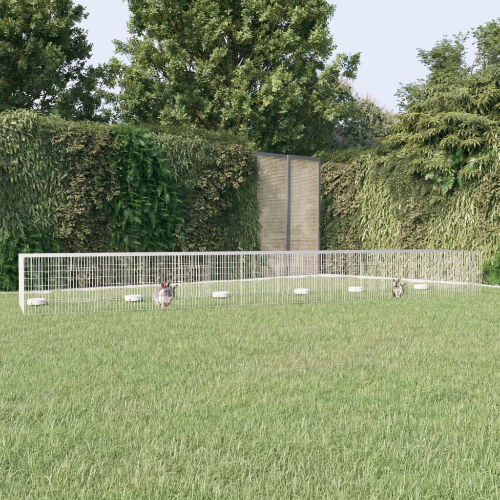 5-Panel Rabbit Cage 541x Galvanized Iron - Durable Bunny Enclosure ...