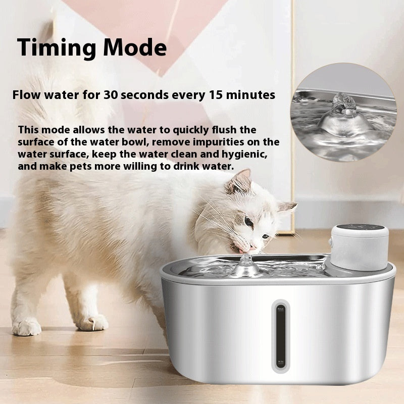 Non-plug-in Infrared Induction Pet Dog Drink Fountain