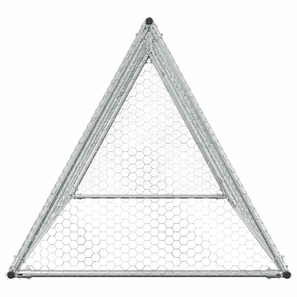 Chicken Cage Silver 200x Galvanized   Chicken Cage Silver