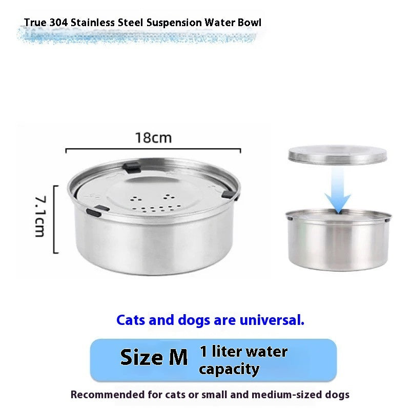 Dogs And Cats Supplies Drinking Water Large Capacity Bowl