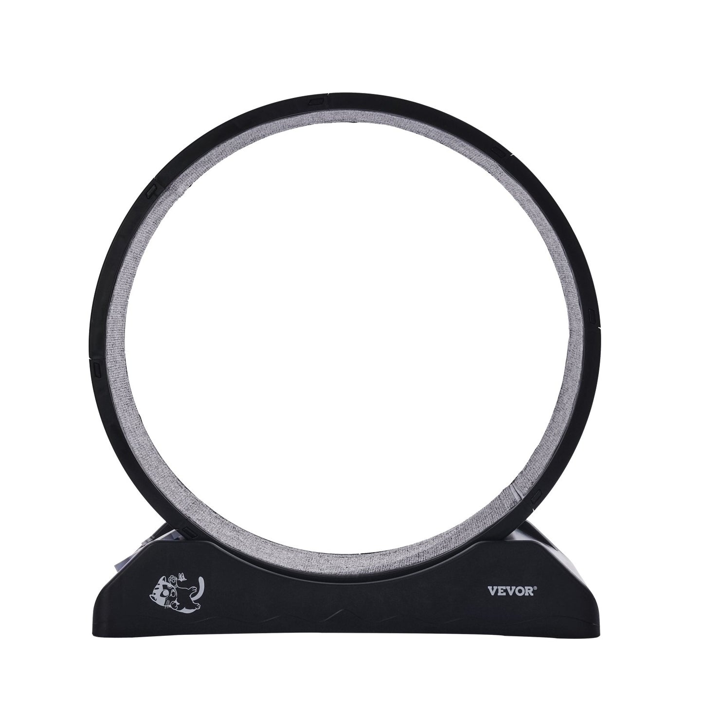 Cat Exercise Wheel 31.5 In Large Indoor Cat Running Wheel Treadmill Black