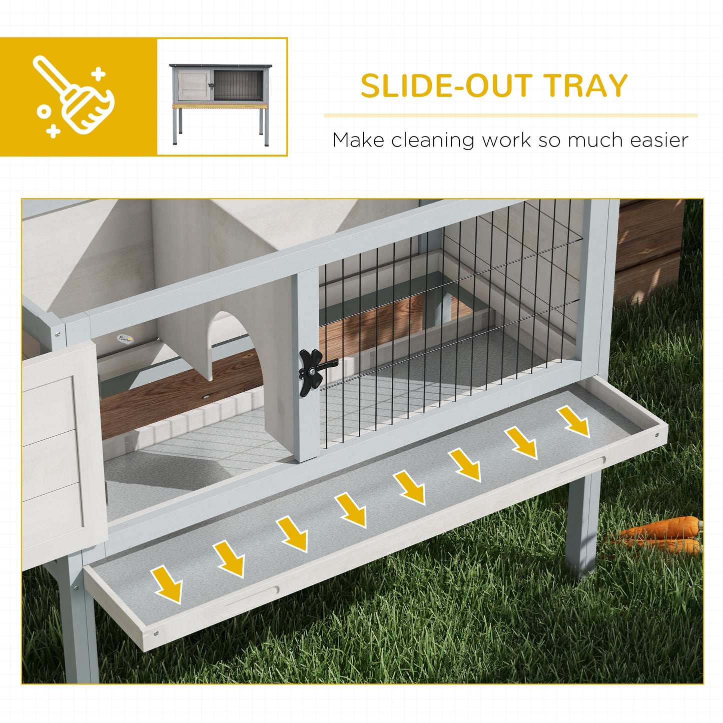 Elevated Rabbit Hutch