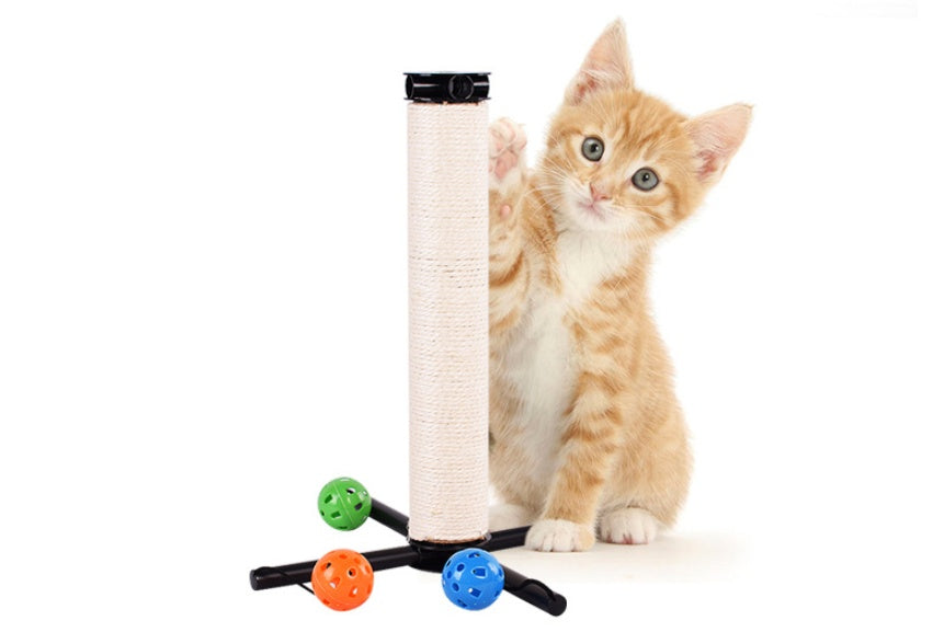 Creative Diy Bell Ball Funny Cat Cat Scratcher Claw Sharpener Large Sword