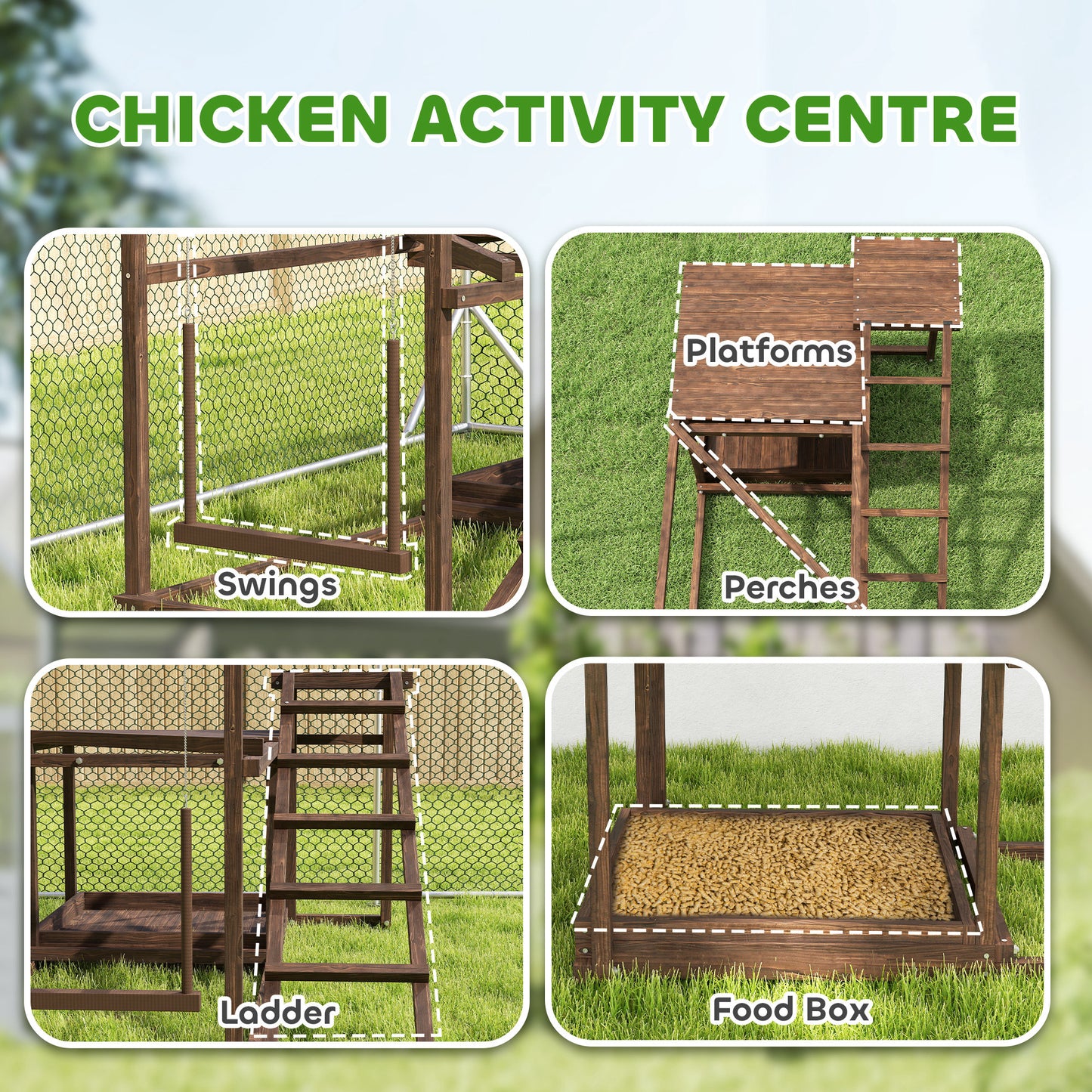 Chicken Activity Play Set with Perch