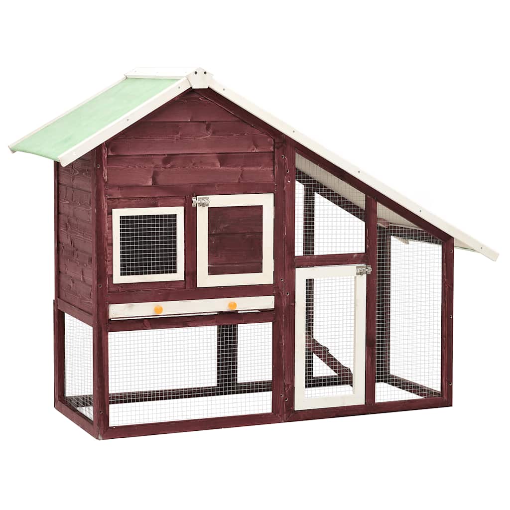 rabbit hutch mocha and 140x solid fir wood