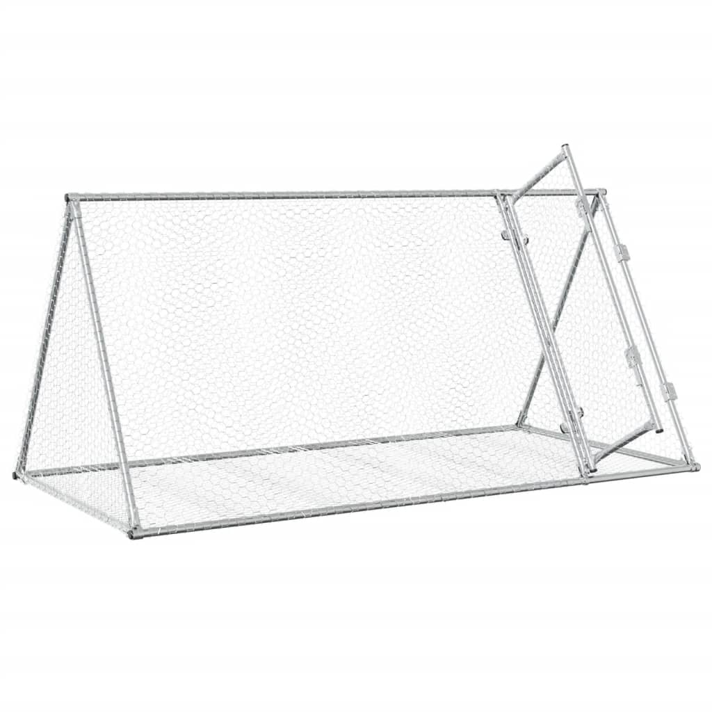 Rabbit Hutch Silver 200x Galvanized   Rabbit Hutch Silver