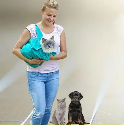 Pet Sling Bag, Foldable Dog Backpack, Shoulder Carrier