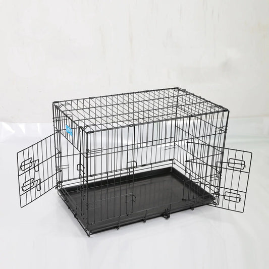 Folding Wire for Large Pet Cage - Cat & Labrador
