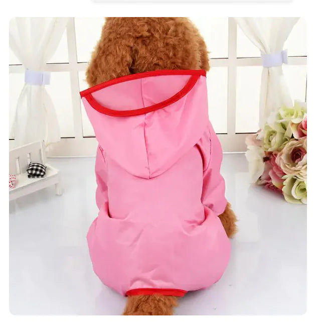 Waterproof Dog Raincoat with Hood for Pets