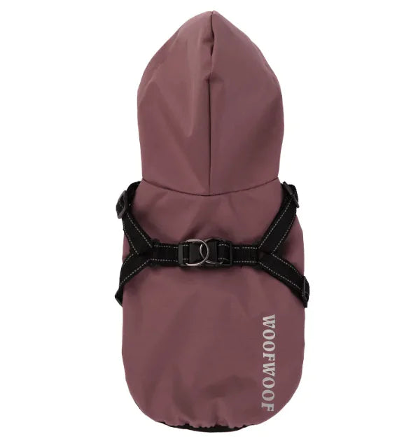 Four-Legged Waterproof Puppy Dog Raincoat Poncho