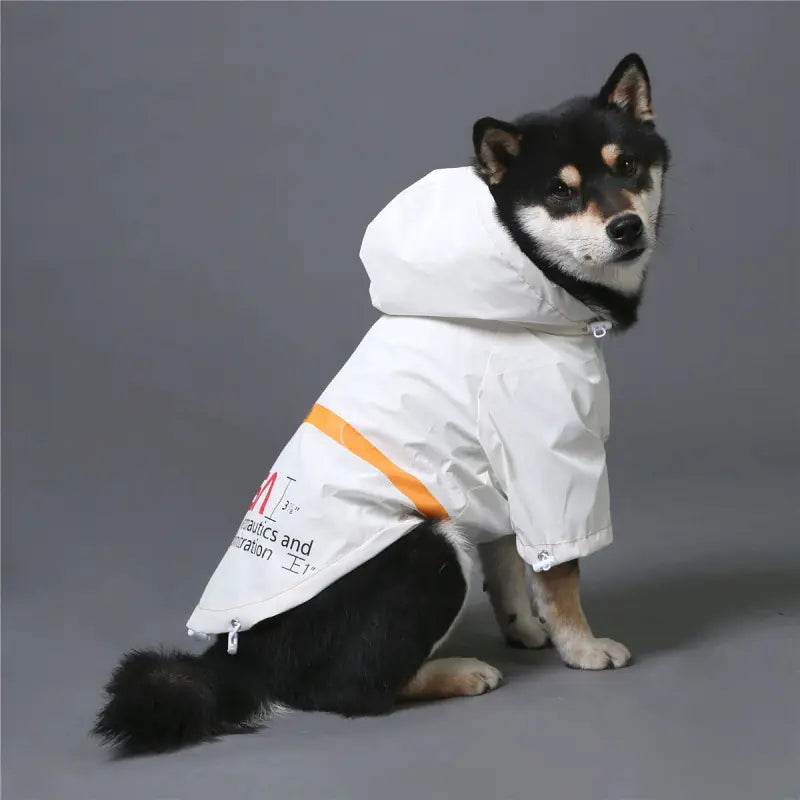 Tide Brand Reflective Windproof Pet Raincoat