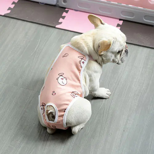 Bulldog Menstrual Pants for Women - Law Fighting Design