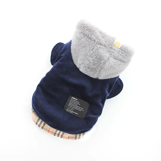 Velvet Cotton Pet Clothes for Dogs and Cats