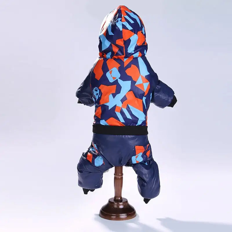 Camouflage Hooded Pet Clothing for Autumn & Winter